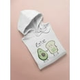 thumbnail image 3 of Avocado And Toast Hoodie Women -Image by Shutterstock, Female Small, 3 of 4