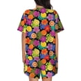 thumbnail image 3 of Kdxio Hawaiian Style Print Pajamas Sets for Women Short-Sleeved Pjs with Lounge Shorts Two Piece Sleepwear S-4XL, 3 of 9