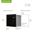 thumbnail image 2 of Horno Eléctrico 67 L AVERA Empotrable HEL01 9 Funciones 220V, 2 of 10