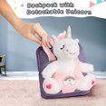 thumbnail image 2 of Mochila Unicornio Redeo Regalos Unicornios Niñas 3 Años con Peluches Unicornio 3-7 Años, 2 of 3
