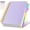 Purple, variant on Rose Faux Leather Hardcover 5-Subject Spiral Notebook, College Ruled 300 Pages with Divider Tabs, Large B5 8"×10", Journal for School & Work