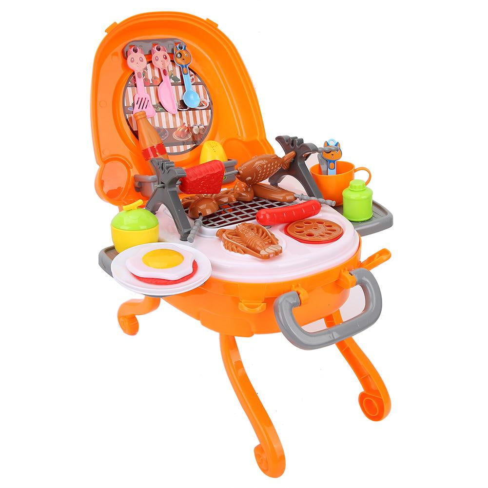 Details about   Kid Kitchen Rotisserie Grill Shop Barbecue Food Play House BBQ Toys Set USA 