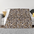 thumbnail image 1 of Fotbe Leopard Manta de Franela con Estampado, Manta Ultrasuave para Cama, Sofá, Auto, Hipoalergénica y Antibolitas-40"x30", 1 of 6