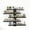 Black, variant on 5-Tier Floating Display Shelves Set - Versatile Wall-Mounted Storage Rack for Collectibles, Toys, Blind Boxes & Decor | Reinforced Design for Living Room, Bedroom, Office & Kids Room (White)