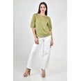 thumbnail image 5 of Blusa basica Roman Fashion /Juvenil, 13198 (Verde pistache) verde claro M, 5 of 5