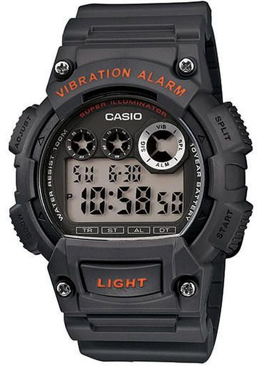 Casio Men's Gray Sport Digital Watch with Vibration Alarm and 10