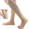 thumbnail image 2 of One Pair Compression Socks With Zipper Socks Vein Elastic Socks Sports Running Football, 2 of 3