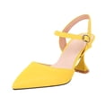 thumbnail image 2 of Zapatos de mujer Casual Punta estrecha Moda Antideslizante Stilettos Hebilla Tobillo Correa Sandalias de seda Wmkox8yii hfjk4303, 2 of 4