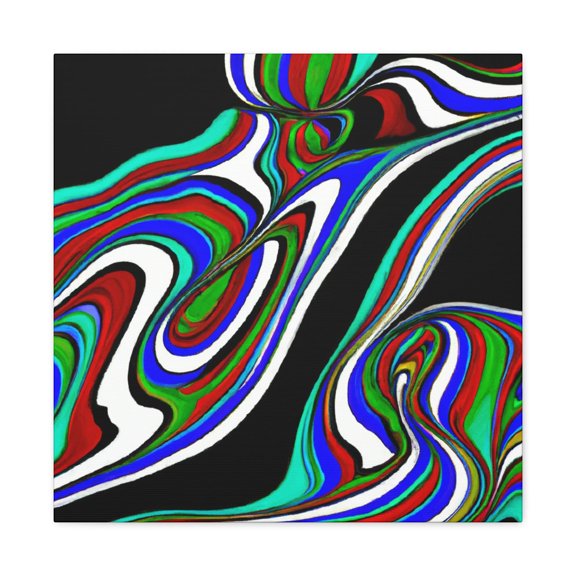 Serenely Swirling Whorls - Canvas