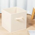 thumbnail image 2 of Cubo de tela no tejida, contenedor de almacenamiento, caja de almacenamiento plegable, suministros para el hogar, organizador de almacenamiento de juguetes para niños, organización del cajón del gabi, 2 of 5
