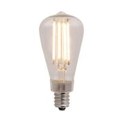 Better Homes & Gardens LED Vintage Style Light Bulb,ST12 60 Watts Soft White Classic Filament,Candelabra Base,Dimmable,2 Pack