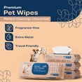 thumbnail image 2 of Toallitas para perros Refreshify sin fragancia, de origen vegetal, 400 unidades, 2 of 6