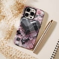 thumbnail image 6 of Marble Heart Pink Floral iPhone Case for Women Men Valentine's Day Gift Compatible with iPhone 11/12/13/14/15/16 (Pro Max/Plus), 6 of 9