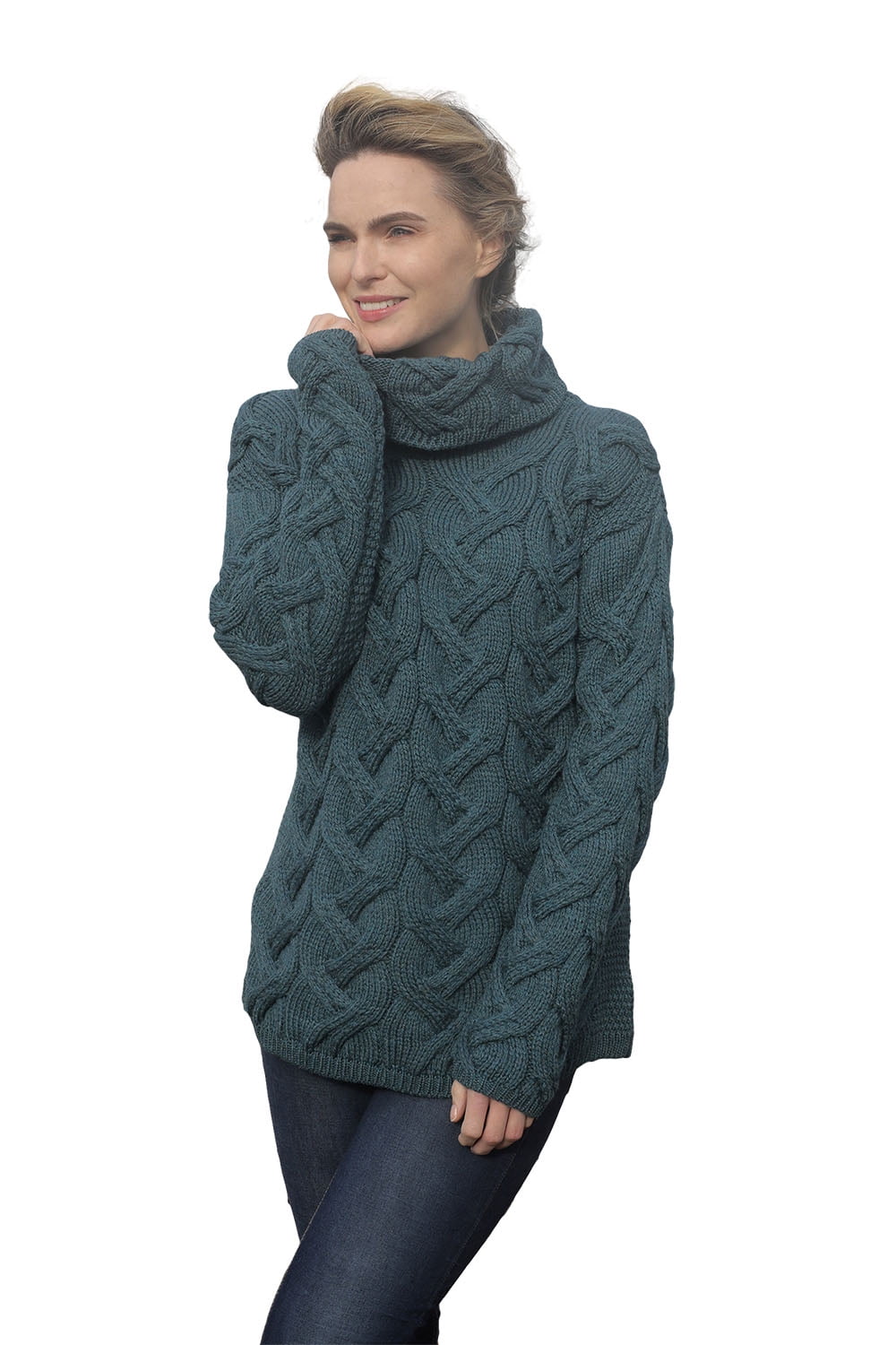 chunky aran jumper