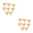 thumbnail image 4 of bedienty 100 Sets Ear Stud Tray Making Findings Earrings Stoppers Bottom Craft Hypoallergenic Earring Accessory Adults Using Gold Color/ 12mm 2Set, 4 of 6