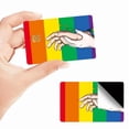 thumbnail image 6 of LGBT Rainbow Credit Card Skin Stickers, Debit Card Skin Stickers Removable Waterproof PVC Decal Cover Set 4 Pack, 6 of 6