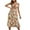 Orange Womens Summer Dress, variant on Sundresses for Women Casual Summer - Women's Summer Floral Maxi Dress Wrap V Neck Sleeveless A Line Tie Front Sexy Cutout Backless Flowy Swing Boho Dress