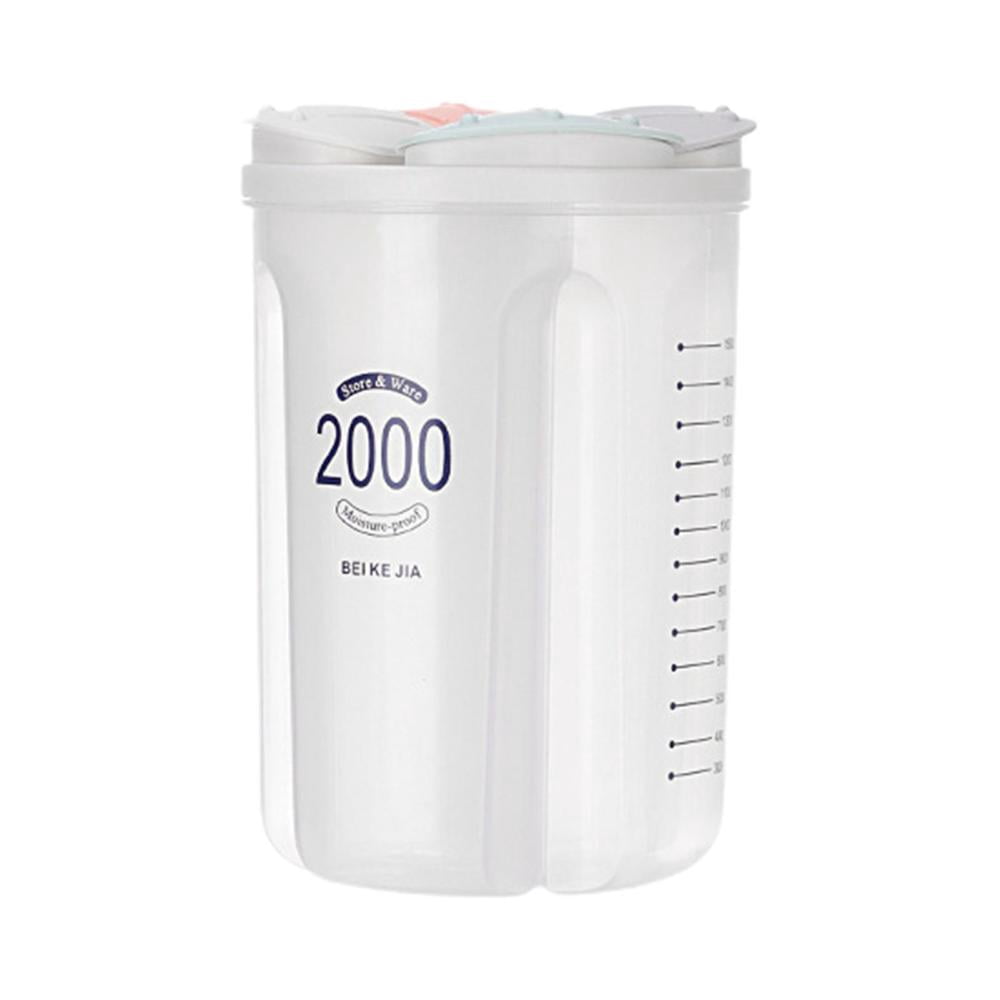 Rice Bucket Container | Large Cereal Dispenser | Clear Grain Storage ...