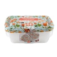 thumbnail image 3 of Cook with Color 12-Piece Rectangular BPA-Free Food Storage Container Set with Printed Lids, Orange, 3 of 5