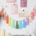 thumbnail image 2 of Boho Tassel Garland Decor, Wood Beads Tassel Garland Wall Hanging, Classroom Back to School Kids Bedroom Nursery Baby Shower Decor, Office Kids Room Bedroom Decoration, 2 of 9