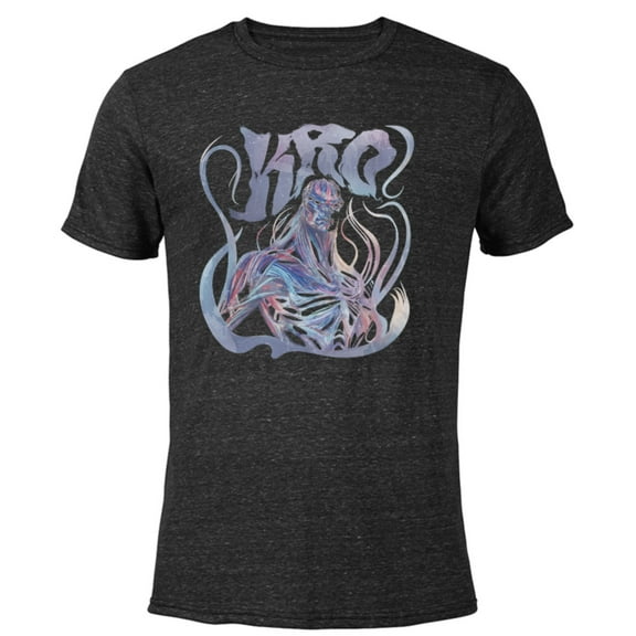 Marvel Eternals Kro Watercolor Swirls - Short Sleeve Blended T-Shirt for Adults – Customized-Black