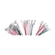 thumbnail image 1 of Kit surtido de 30 conectores de cable de altavoz de pala hembra de empalme rápido, piezas de repuesto para automoción con funda aislante, 1 of 9
