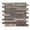 Brown, variant on The Tile Life Cosmos Brick Bronze Glass Mosaic Tile - 12 x 12 in. - Polished - 1-Piece - Wall, Backsplash