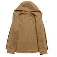 thumbnail image 5 of fheaev Rain Jackets for Women Spring Winter Waterproof Hooded Pocket Zipper Jacket Outdoor Mountaineering Clothing Sports Raincoats with Pocket for Outdoor Hiking, 5 of 8