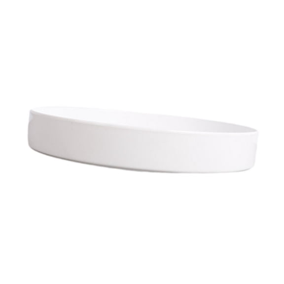 FytStycale Japanese Flower Vase Bowl, Floristry Shallow Container, Flower Arrangement Pot White 33cm