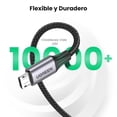 thumbnail image 2 of UGREEN Cable USB Micro Nylon Trenzado Rápido Cargador Compatible con Galaxy S7 S6 Edge S5 Nota 5, LG, E lectores, 1M, 2 of 5