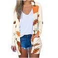 thumbnail image 2 of Cardigans pour Femmes Mode Tendance Femmes Cardigan Ample à Manches Longues Manteau Blouse Cardigans pour Femmes en Liquidation, 2 of 5