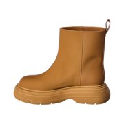 Gia Borghini Marte Leather Bootie, 37, Brown