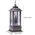 thumbnail image 2 of Leutsin Christmas Simulation Small Oil Lamp Square Wind Lantern Scene Decoration 5ml, 2 of 2
