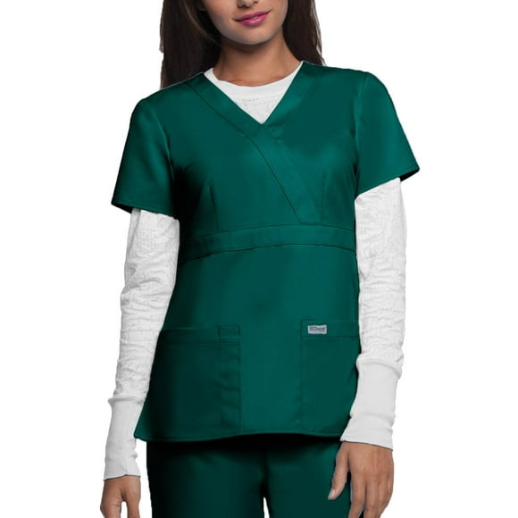 Grey's Anatomy Grey's Anatomy™ 3-Pocket Wrap Wrap Top Gommage Haut