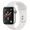 Silver/White, variant on Restored Apple Watch Series 4 GPS - 44mm - Sport Band - Aluminum Case (Refurbished)