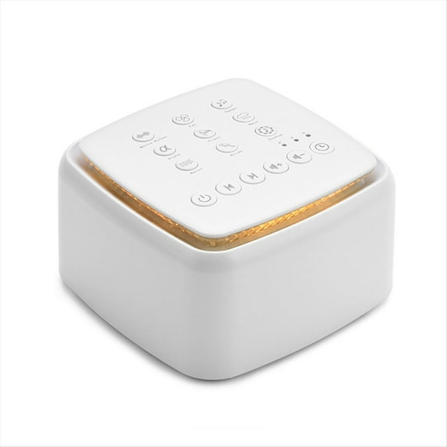 Máquina de Ruido para Bebés y Adultos. 30 Sonidos Relajantes. Luz . Máquina de Sonido Portátil para Dormir y un Mejor Descanso.