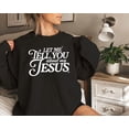 thumbnail image 2 of Let me tell you About My Jesus Sweatshirt, Coquette Christian Shirt, Christian Women Shirt, Jesus Sweatshirt, Gift For Christian Shirt, 2 of 6