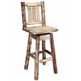 thumbnail image 2 of Montana Woodworks Barstool with Back and Swivel, 2 of 4