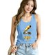 thumbnail image 5 of Women's Football Graphic Tank Tops, Women's Sleeveless Running Tank Top, Breathable Lightweight Sports Vest for Workout, Gym, Yoga, Training for Soccer Tournament 2026 Light Blue Size: XL, 5 of 5