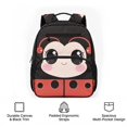thumbnail image 6 of Aplkyhs Ladybug Backpack for Kids 9-12 School Bag Lightweight Durable Bookbag for Daily School Travel, 6 of 7