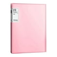 thumbnail image 1 of Presentation Book With Plastic Sleeves 60 Pockets Portfolio Folder Display Book With Sheet Protectors For School, 1 of 9