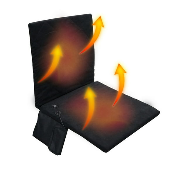 Heated Stadium Seats,Portable Heated Stadium Seats for Bleachers with Back Support for Sports Events,Outing,Camping