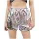 thumbnail image 1 of Odeerbi 3-12 Años Niños Niñas Lentejuelas Metálicas Sparkly Pantalones Cortos de Baile Sport Atletic Pantalones Cortos Etapa Rendimiento Trajes Verano Pantalones Color Sólido, 1 of 4