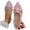 Pink, variant on Women Casual Shoes Bow Decor Lace Mesh Pointed Toe Wide Fit Flat Shoes Breathable Daily Footwear ,Us Size:9