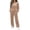A-Beige, variant on successthop Velour Sweatsuits 2PCS Sets Womens Long Sleeve Crewneck Tops and Pant Casual Tracksuit with Pockets