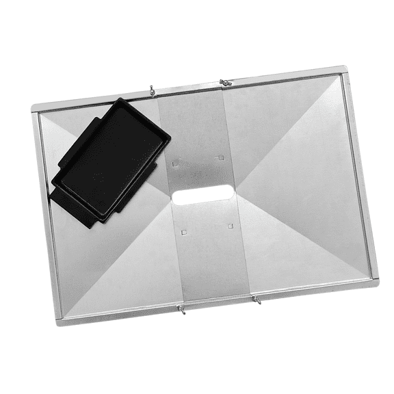 Replacement Grease Tray Set for Bbq Grill Models like Char-Broil, Weber, Nexgrill, Dyna Glo, Kenmore, Back-yard Grill, BHG, Uniflame and Others (Length 16" to 20", Width 15")