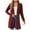 Wine, variant on Lindreshi Cardigan Sweaters for Women Plus Size Women's Fashion Fall Winter Cardigan Sweater Coat Color Long Sleeve Blouse Clothing Loose Tops