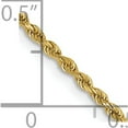 thumbnail image 5 of 14K Yellow Gold Jbsp's 1.5mm Diamond-Cut Rope Chain (20 X 1.5) Made In Peru 7000-20, 5 of 5