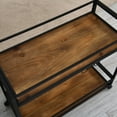 thumbnail image 5 of FirsTime & Co. Black Gardner Bar Cart, Industrial, Metal, 29.75 x 12.25 x 32.25 in, 5 of 8