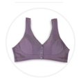 thumbnail image 4 of Cierre Frontal Sujetador De Algodón Suave Esponja Súper Delgada Talla Grande 36-46 Sin Costuras Inalámbrico Push Up Sujetadores Transpirables Ropa Interior Bralette, 4 of 5